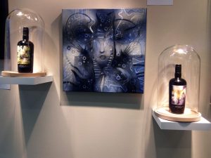 la maison du whisky Paris étiquette d'artiste