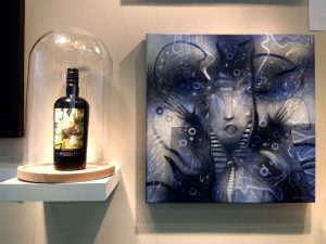 la maison du whisky Paris étiquette d'artiste