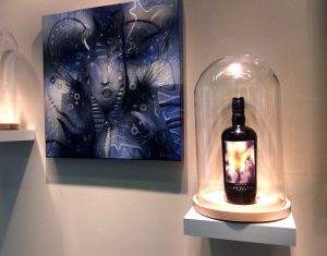 la maison du whisky Paris étiquette d'artiste