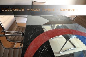 Tavolo realizzato per la Columbus Viaggi